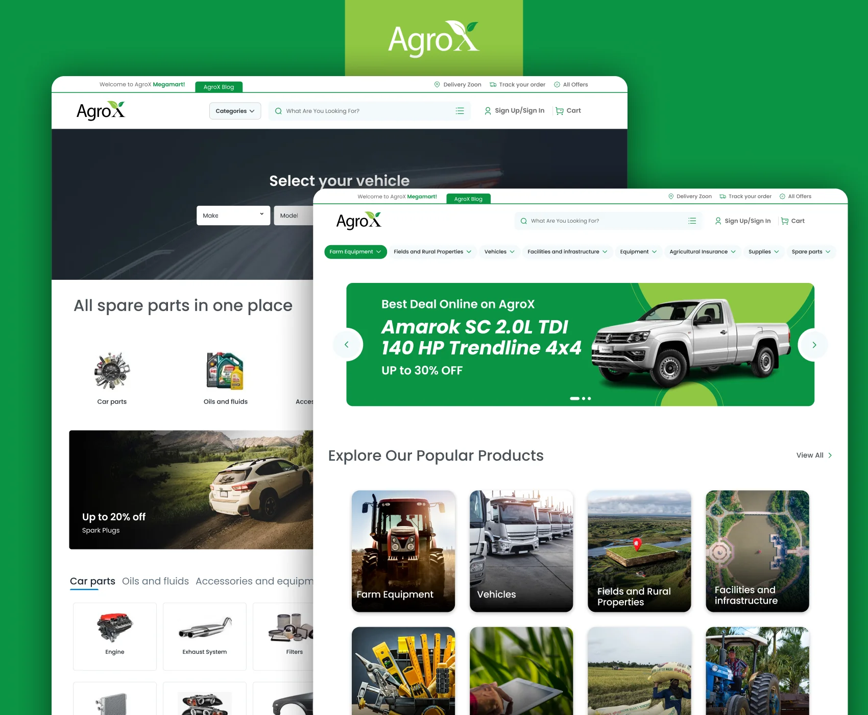 AgroX B2B Ecommerce